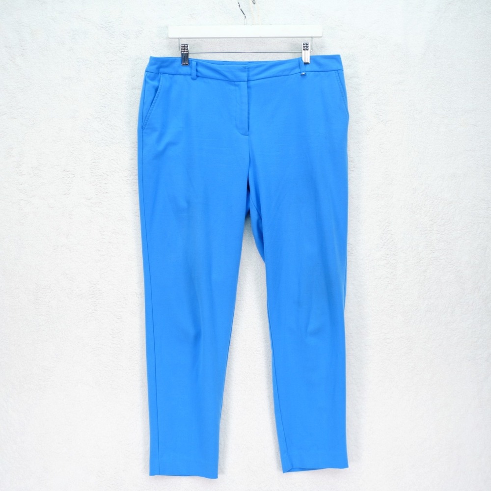 Jones New York Grace Ankle Blue Dress Pants -10- Mid Rise 35 / 27